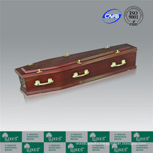 Sapele Paper Veneer Coffin